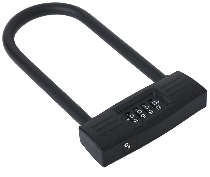 Anti-theft key safe Waterproof U Shaped secure password Bike Lock OEM Combination Bicycle Lock u lock for cycle