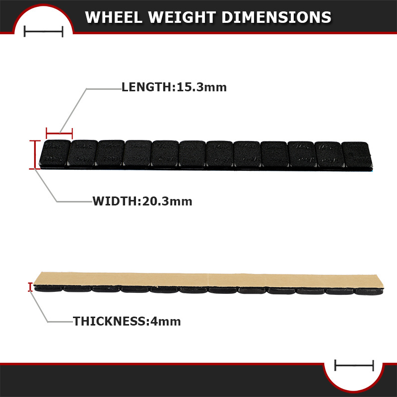 Reecheng FAH1/4 Adhesive Wheel Balancing Weight Sticky Balance Weight