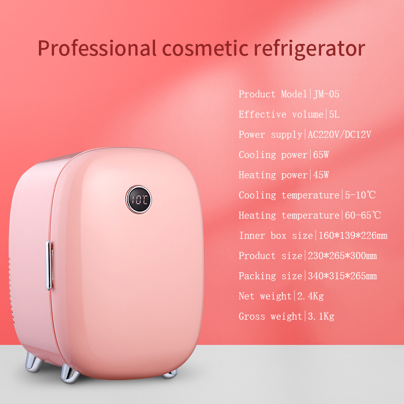 Quality Goods New Arrival Car Mini Fridge Portable Makeup Mini Home Fridge Cosmetic Fridge 9L Cooler And Warmer