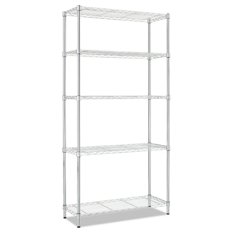 Heavy Duty 6 Tiers Powder Coated Metal Storage Wire Shelf Wire Rack Shelving