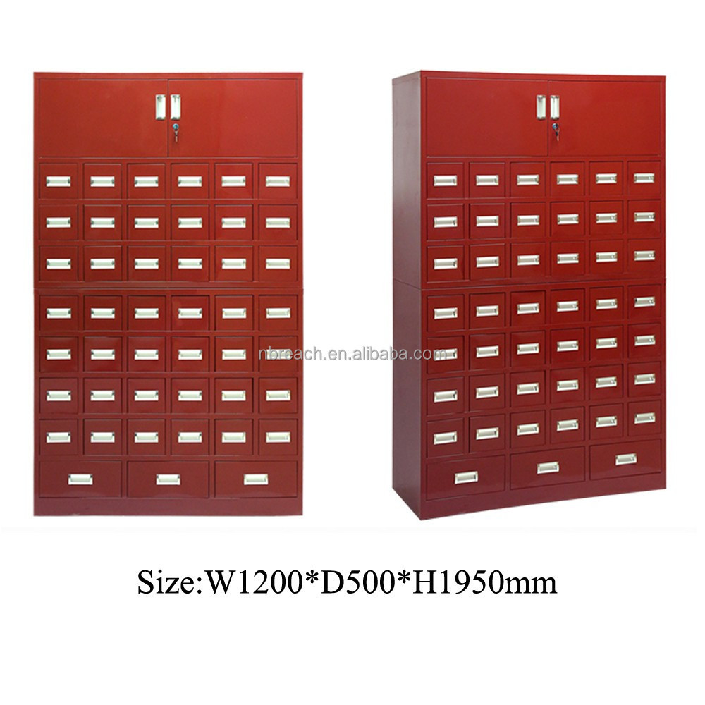 45 drawers apothecary cabinet steel lockers with multi drawers