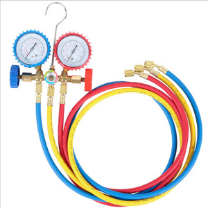 Refrigeration Hvac AC Air Condition Repairing Manifold Gauges Set for R134A R404 R12 R22