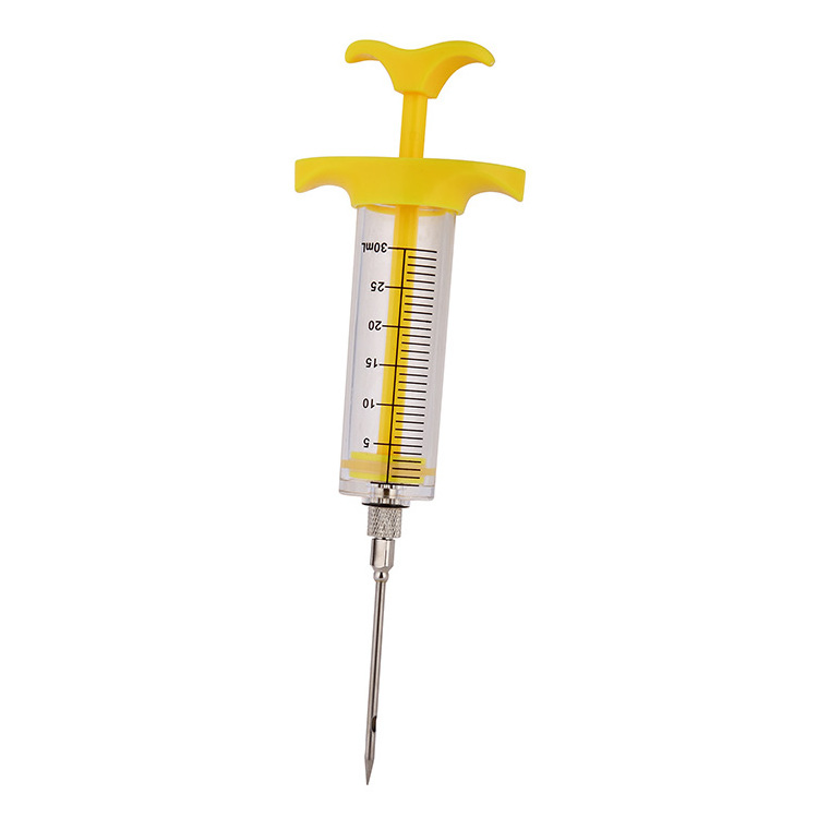 Best Meat Barinade Injector Plastic Food Syringe 30ml For BBQ