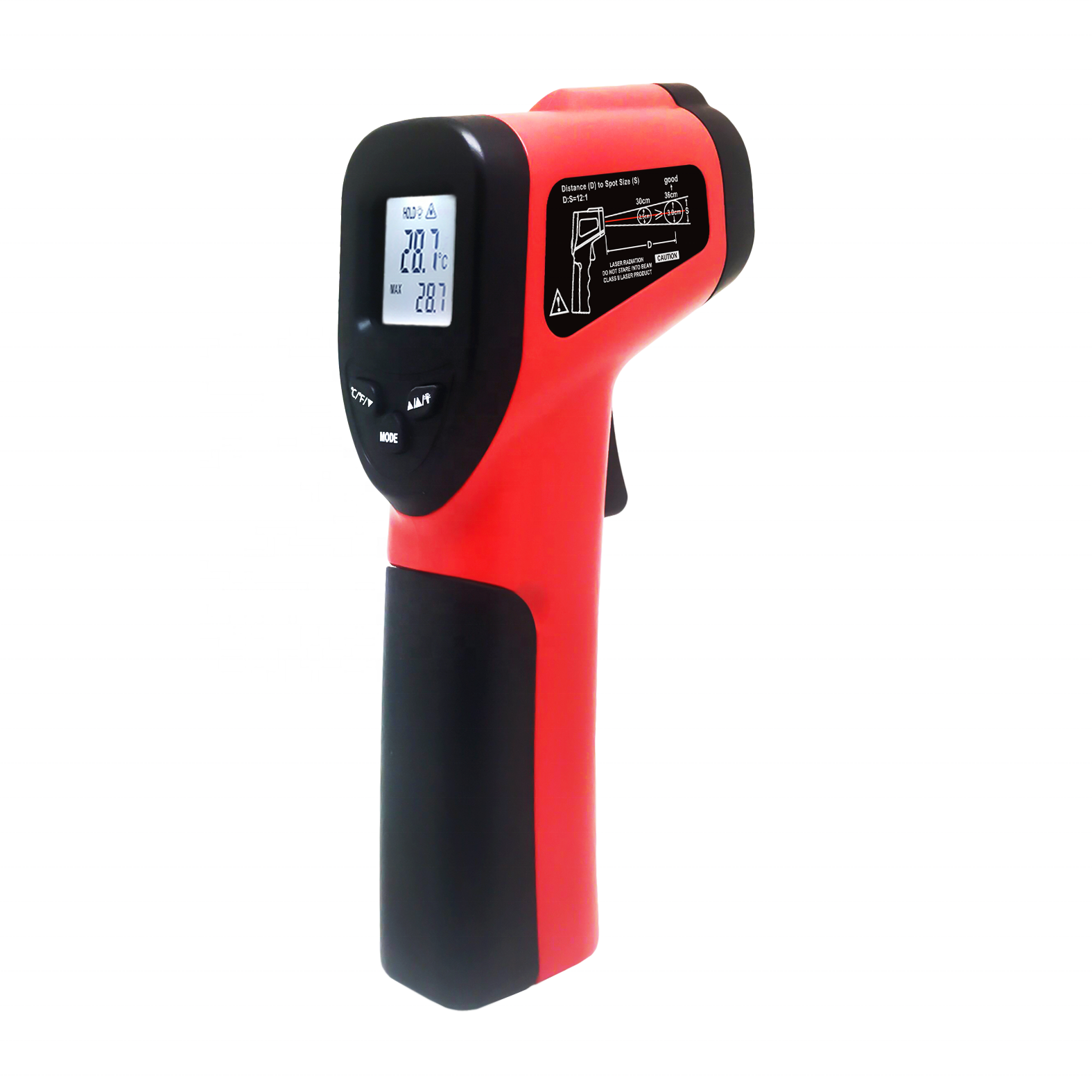 550C Digital IR Pyrometer Pizza Oven High Temperature Reader Electronic Industrial Laser Infrared Gun Thermometer for industry