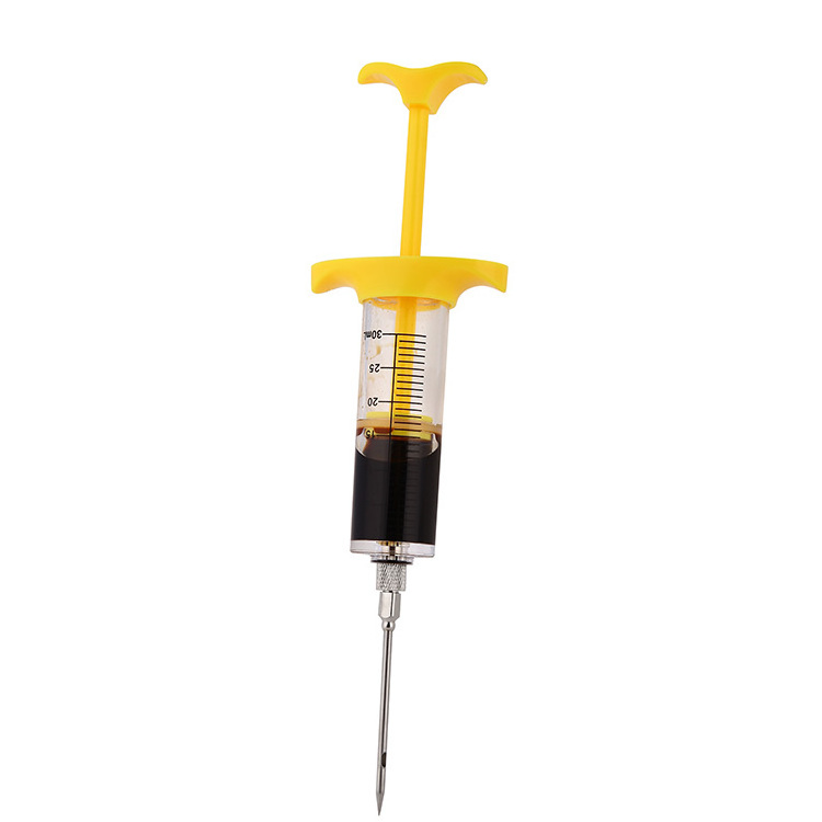 Best Meat Barinade Injector Plastic Food Syringe 30ml For BBQ