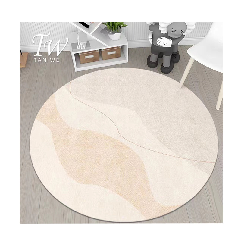 Round High quantity Chinese factory direct sale rubber non-toxic gaming chair chair floor mat office chair mat for carpet