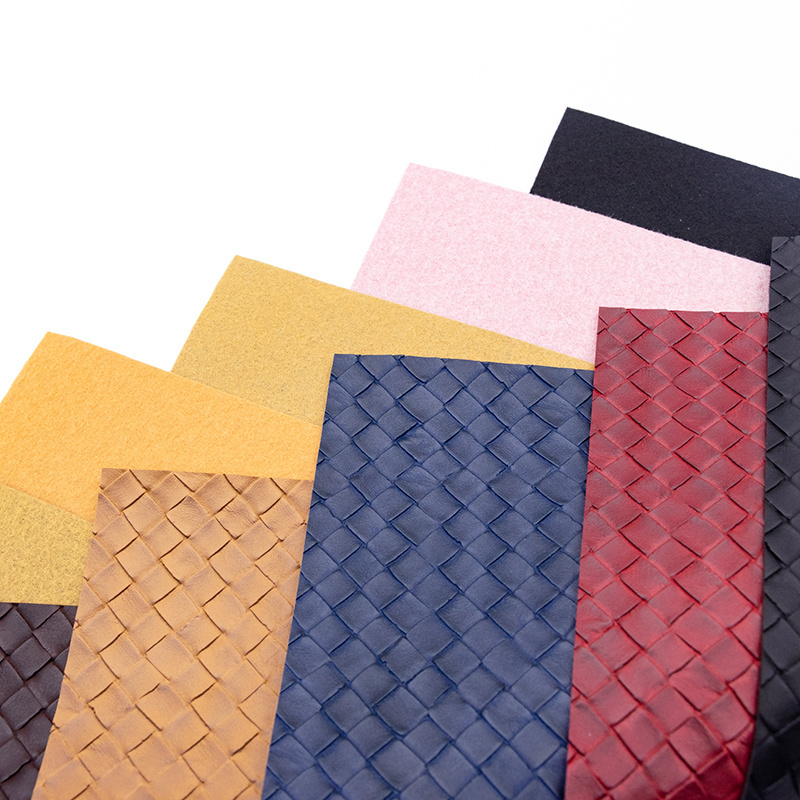 PVC Synthetic Leather  Traditional Abrasion Resistant Fabric Woven Design for Bags Shoes Upholstery