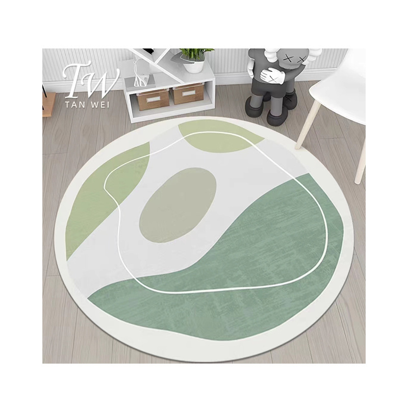 Round High quantity Chinese factory direct sale rubber non-toxic gaming chair chair floor mat office chair mat for carpet