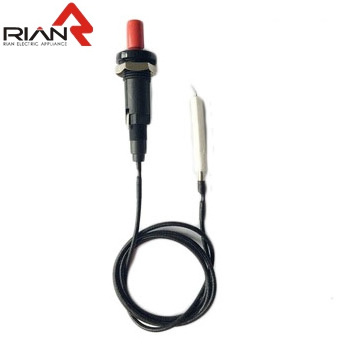 Gas cooker igniter with 1000mm black wire and Ceramic ignition needle