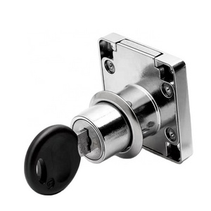 Furniture Hardware Nickel Plated Iron Material Cabinet Lock Xiaoboshi Drawer Lock Office Cabinet Lock