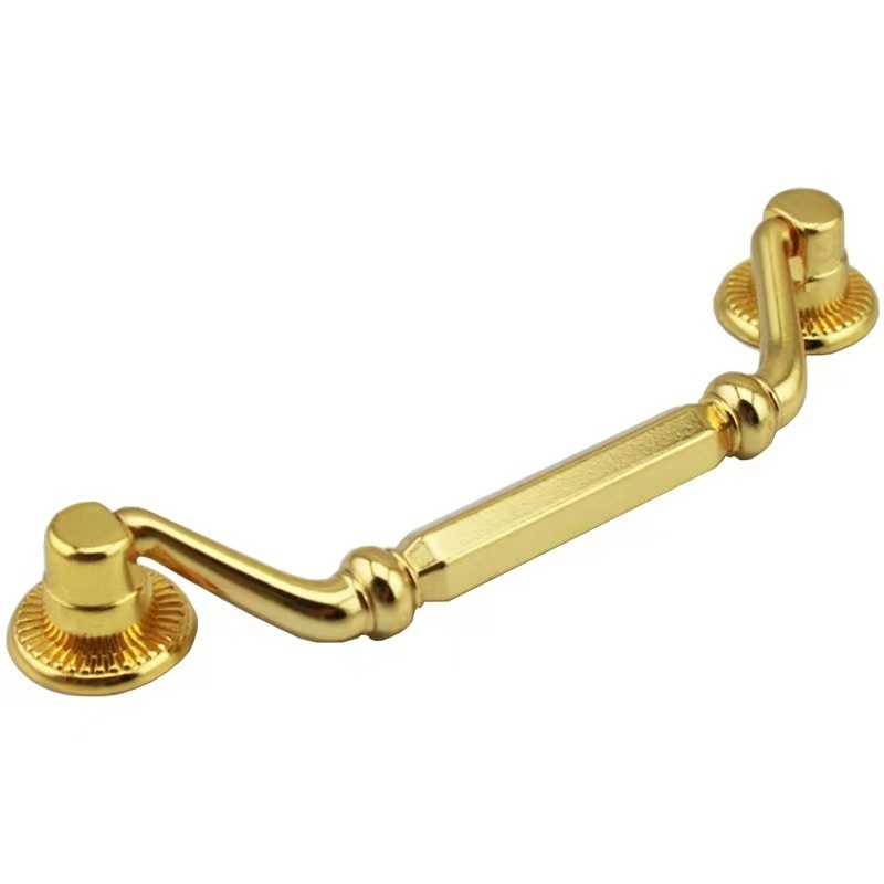 Other Hardware Custom Pulls Drawer Knob Door Furniture Handle Box Metal Handle Gold Alloy Wardrobe Handles Support 1set