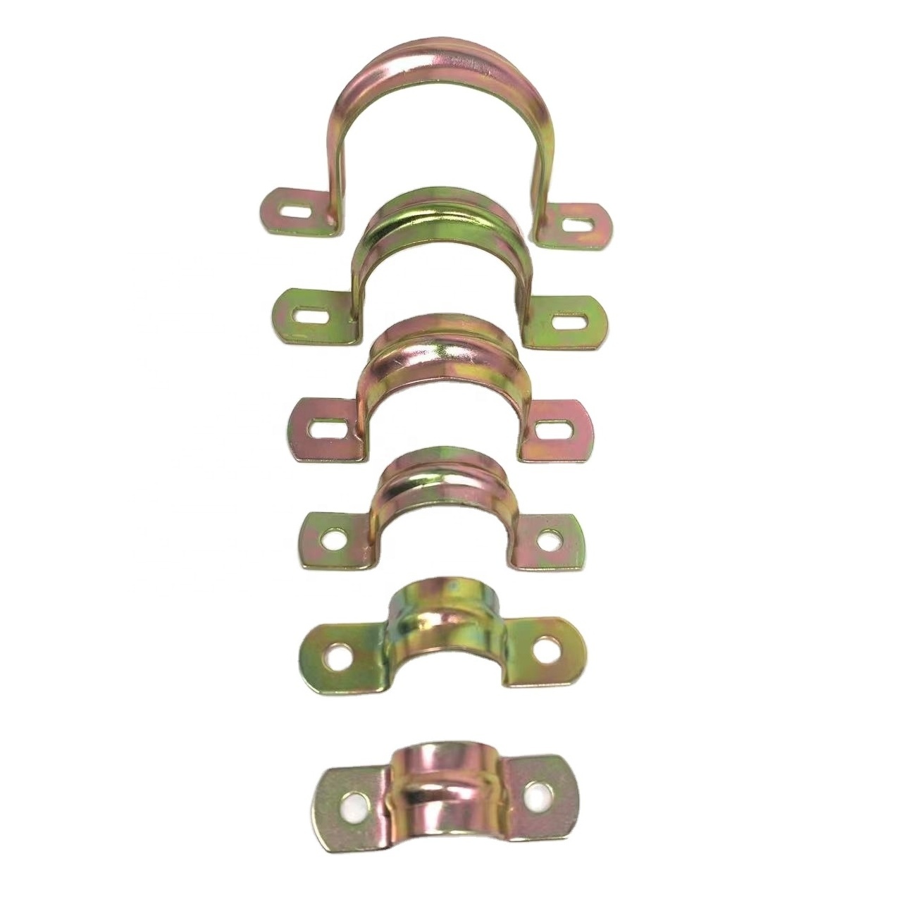 Direct Manufacturer round oval galvanized 20mm stainless steel pipe steel round clamp bracket