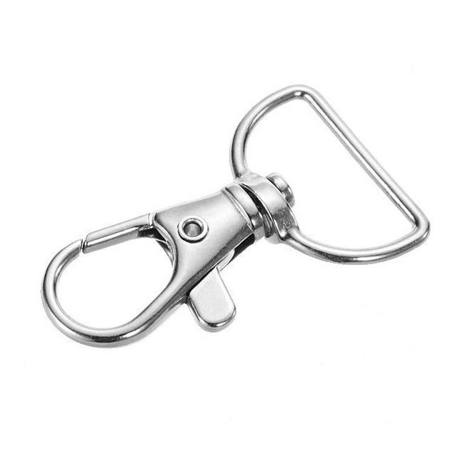 Swivel Snap Hook lanyard keychain hook with D ring size 20mm