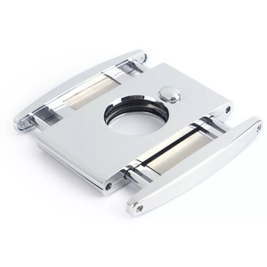 Personalized Design Cortapuros Tijeras On-off Switch Sliver Cigar  Cutter Zinc alloy Lock Cigar V-Cutter Cigar Knife