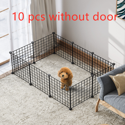 Foldable Pet Playpen Crate Iron Fence Puppy Kennel House Exercise Training Puppy Kitten Space Dog Gate Supplies For Rabbit