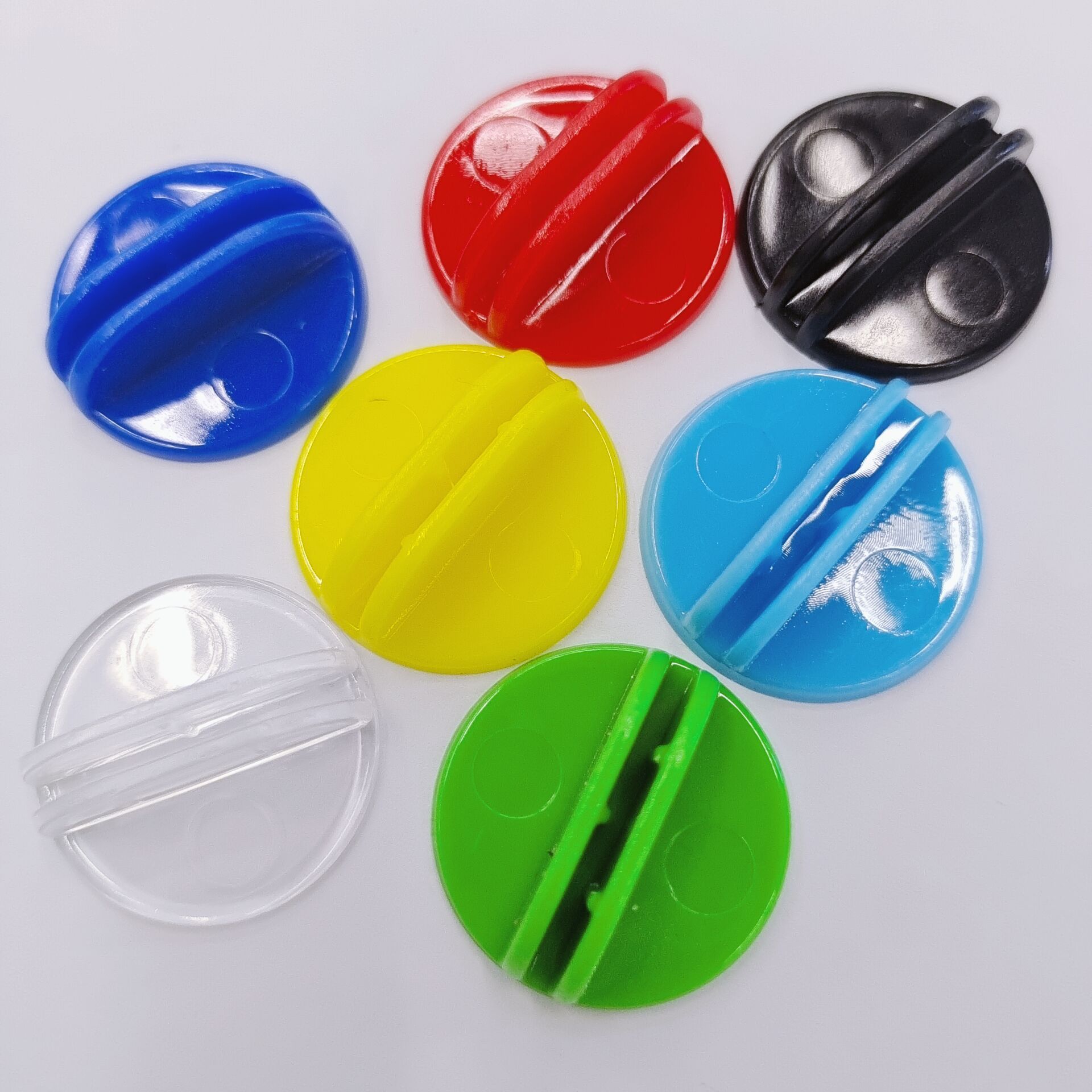 Low Price Wholesale Card Holder 25mm Game Card Multi-colored Plastic Card Chips