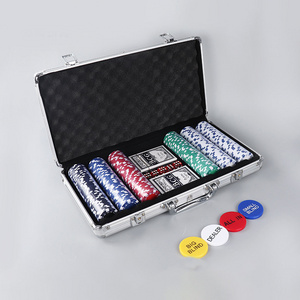 NINGBO ROYAL 300pcs Rounded Poker Chips Set Aluminium Case ABS 300pcs Poker Chips