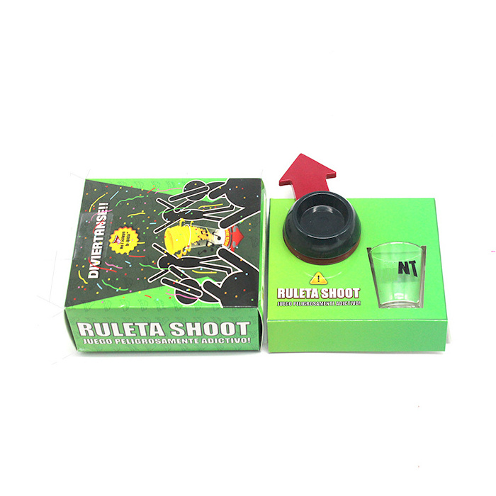 Home Entertaining and Party Games Drinking Spinner Shot Roulette game set