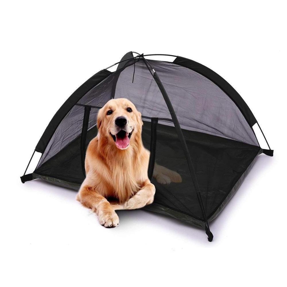 Portable &Waterproof Outdoor Camp Easy Set up and Take Down Pet Travel Bed, Pop Up Beach waterproof Dog Cat pet Camping Tents