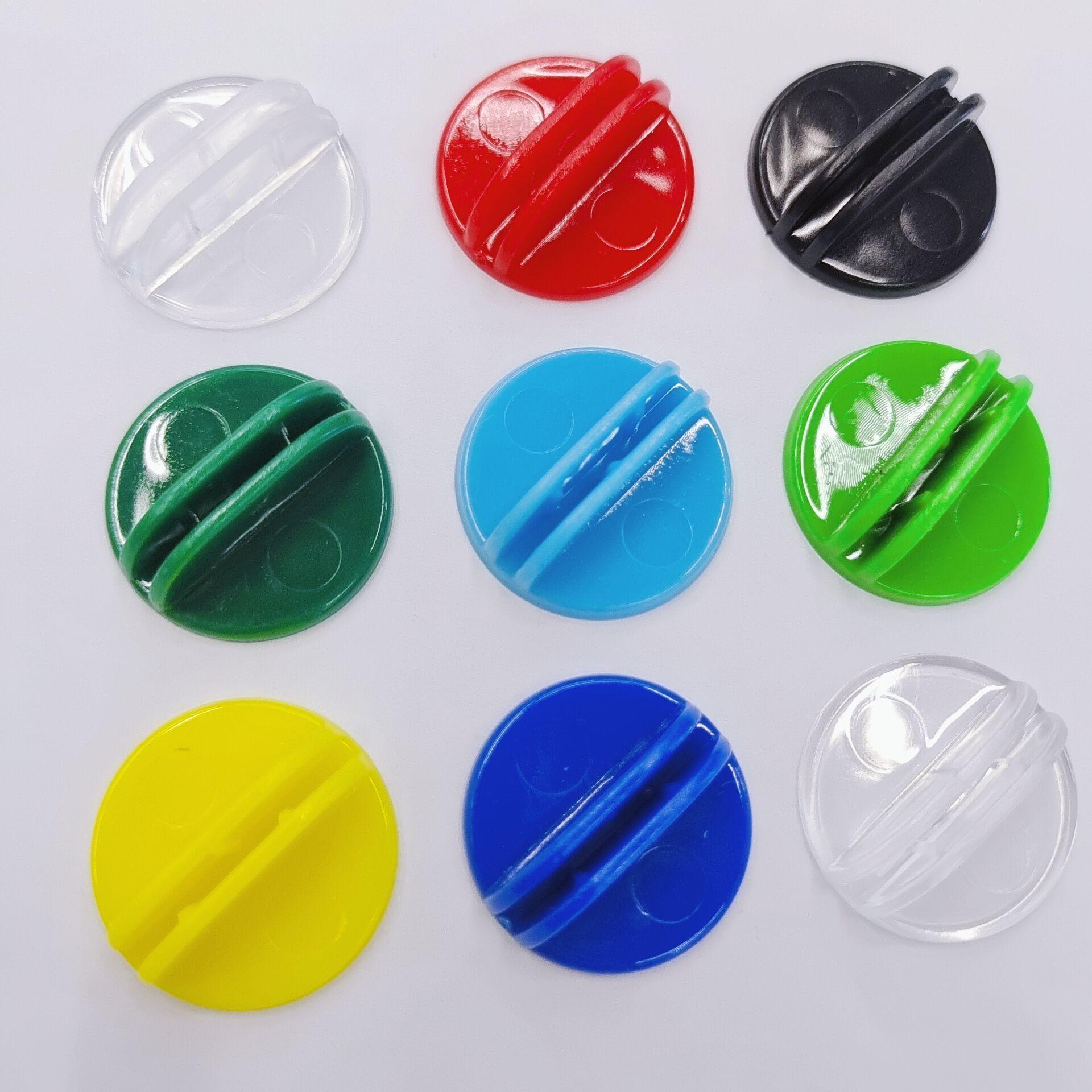 Low Price Wholesale Card Holder 25mm Game Card Multi-colored Plastic Card Chips