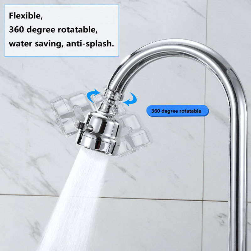 Portable Domestic Drinking Water 360 Swivel Faucet Tap Nozzle Filter Adapter