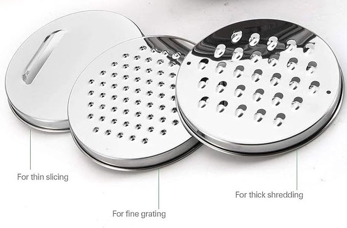 Premium Non-Slip Silicone Bottoms Stainless Steel Mixing Bowls With Grater Set Llid Cooking Baking, Prepping & Serving