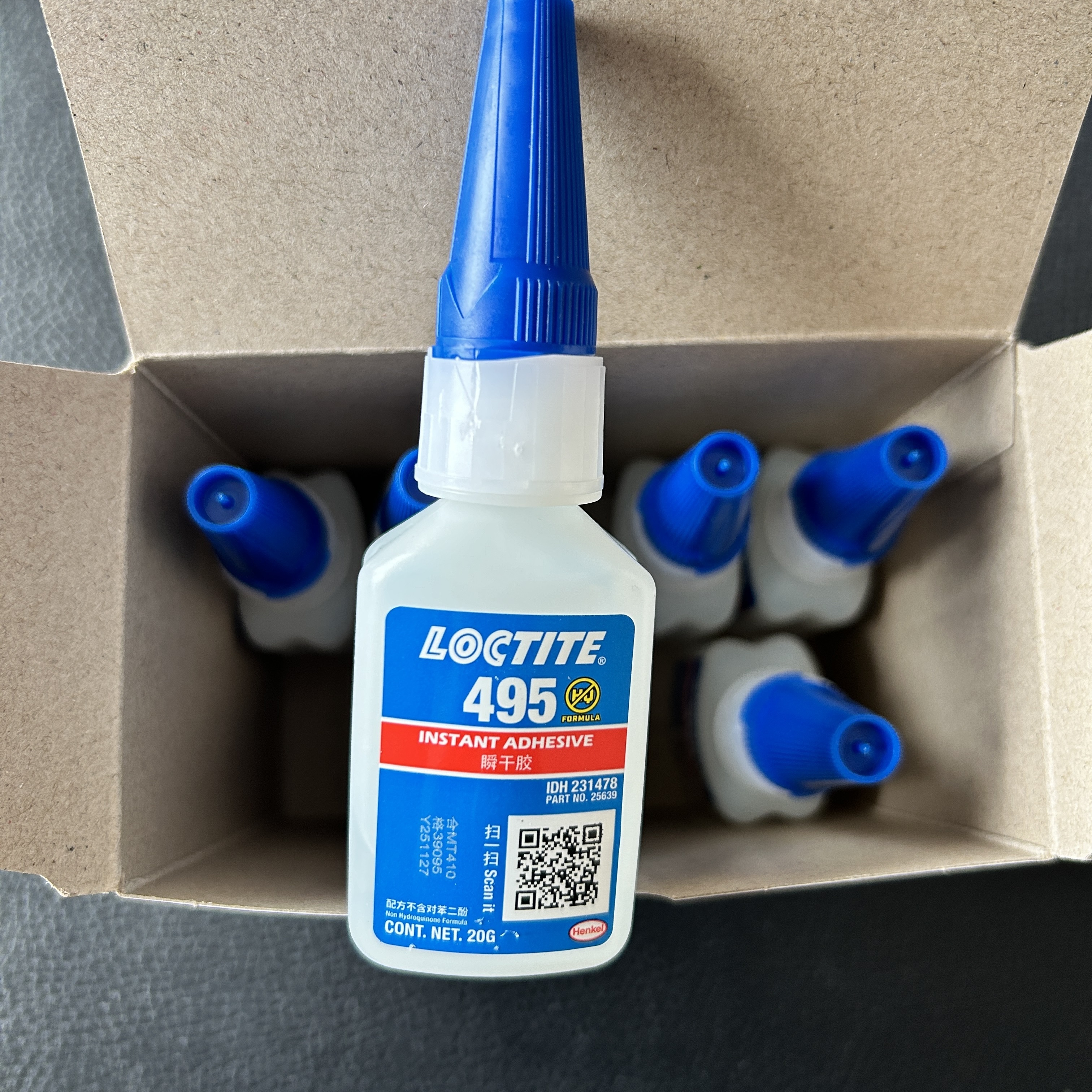 genuine loctite  495 20g super glue in china ningbo jiangdong grommet rubber