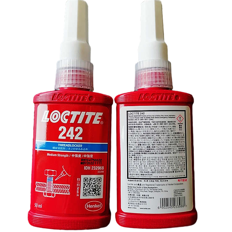 bolt thread locker blue loctite 242 243 50ml from china ningbo jiangdong grommet rubber co ltd