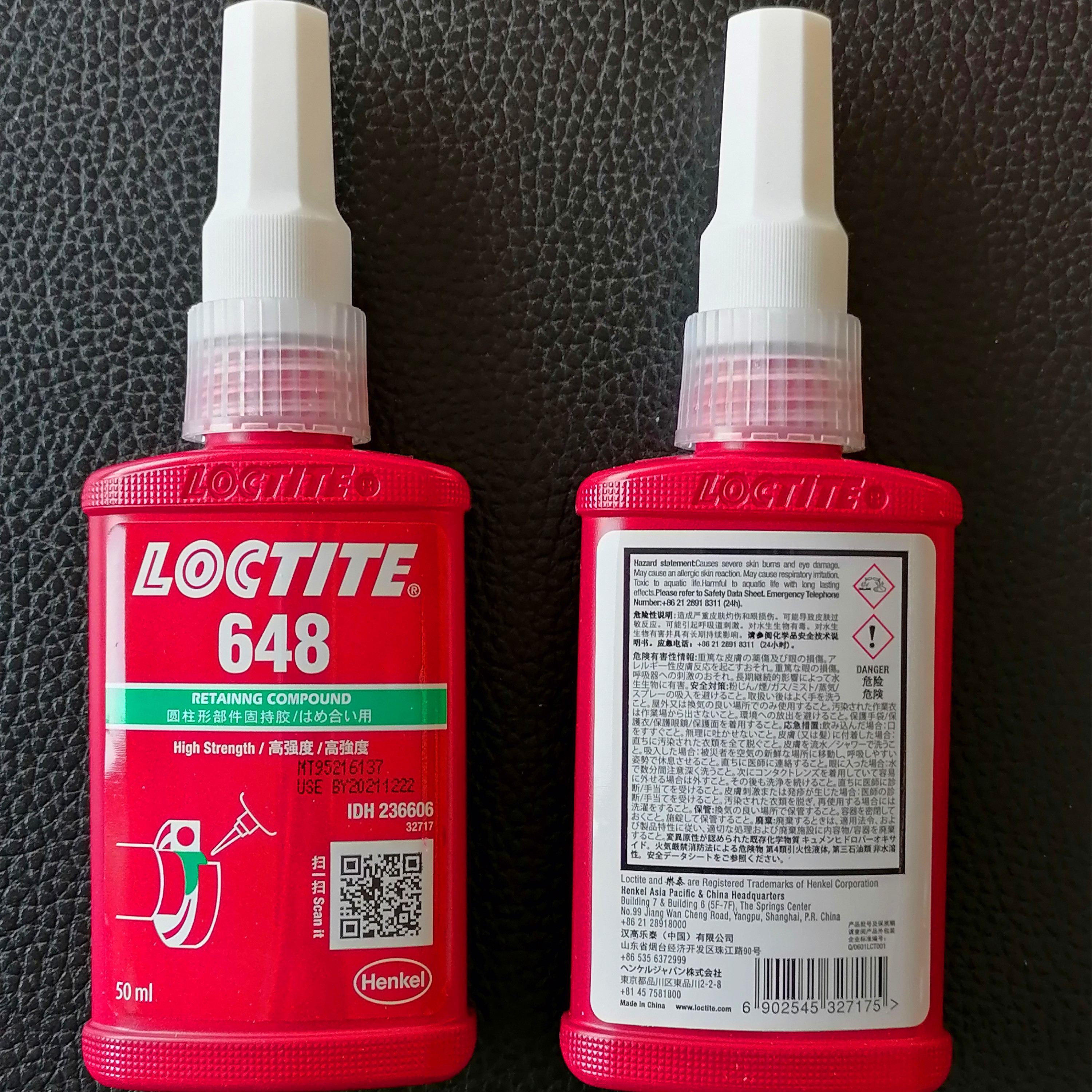 Retaining adhesive loctite 601 638 648 680