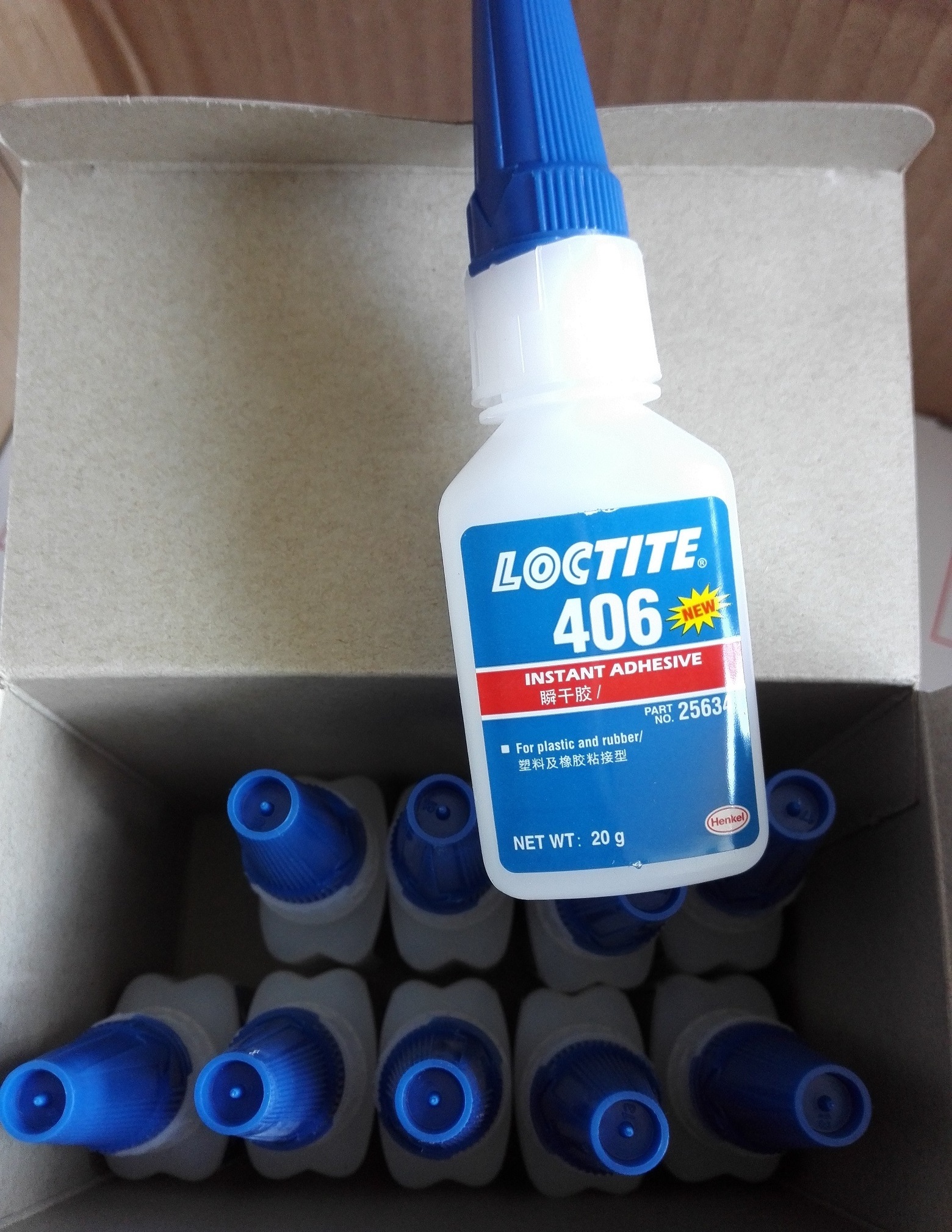 henkel loctite 406 instant adhesive for plastic and rubber