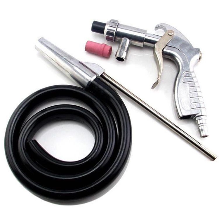 Air Sand Blaster Kit Blasting Sandblaster Siphon Feed Gun Nozzle Tube Rust Remove Abrasive Sand Blasting for Sandblast Cabinets