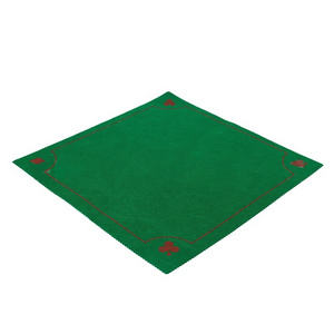 Custom 50*50cm Gambling Tabletop Mat Poker Table Mat