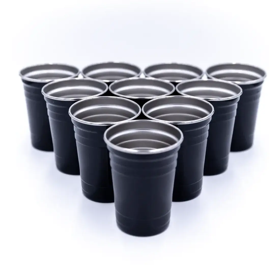 Printing tumbler stainless steel pint shot beer pong cup with custom logo