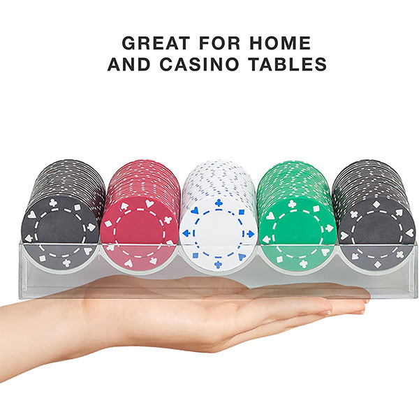 100pcs acrylic poker chips tray holder