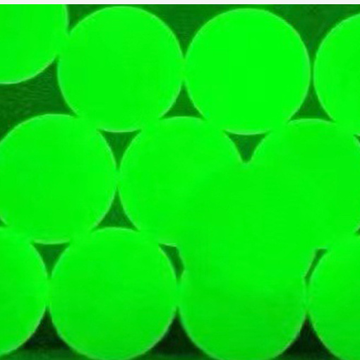 custom logo glow in dark fluorescent table tennis luminous pingpong ball