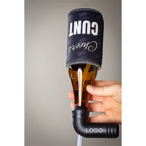 Party Games Customized Logo Beer Bong Can Snorkel