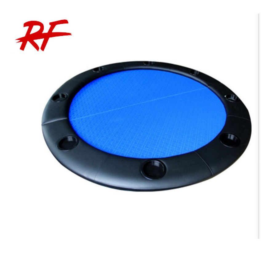 Custom Color round poker table top foldable