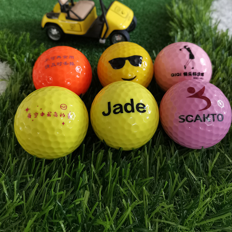 42mm custom logo colorful golf practice ball golf ball