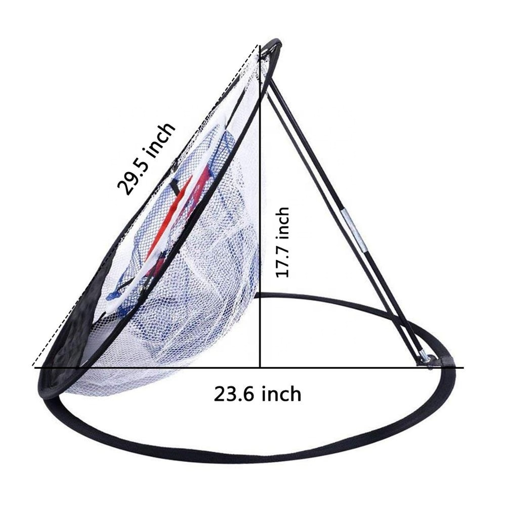 backyard & Indoor practice swing game collapsible golf chipping net,golf mat