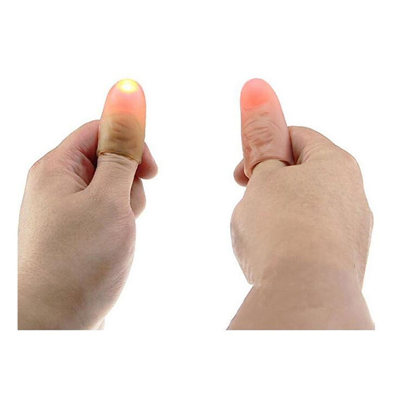 Colorful party Halloween led finger lamp magic thumb lights prop