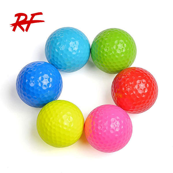 42mm custom logo colorful golf practice ball golf ball