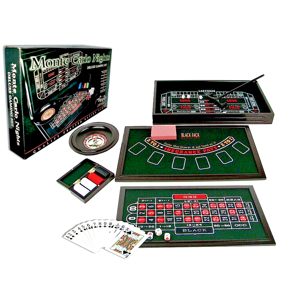 3 in 1 mini poker Roulette table Games Set