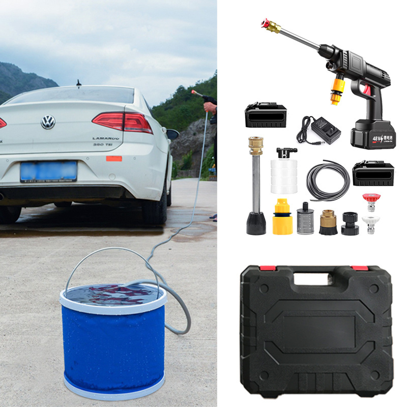 New electric portable cordless pressure car wash 12v 24v household car washer