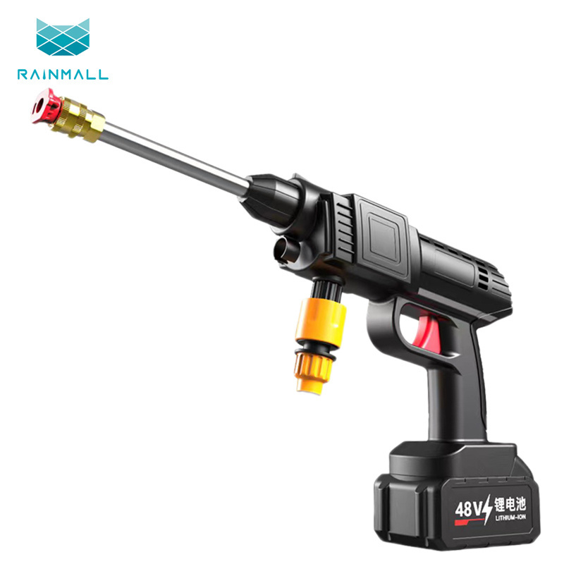 Portable Powerful High Pressure 24v Lithium Cordless Wireless Car Wash Water Jet Foam Gun Car Washer