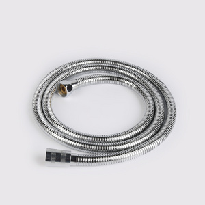 Chrome shower hose high pressure custom length stainless steel shower hose