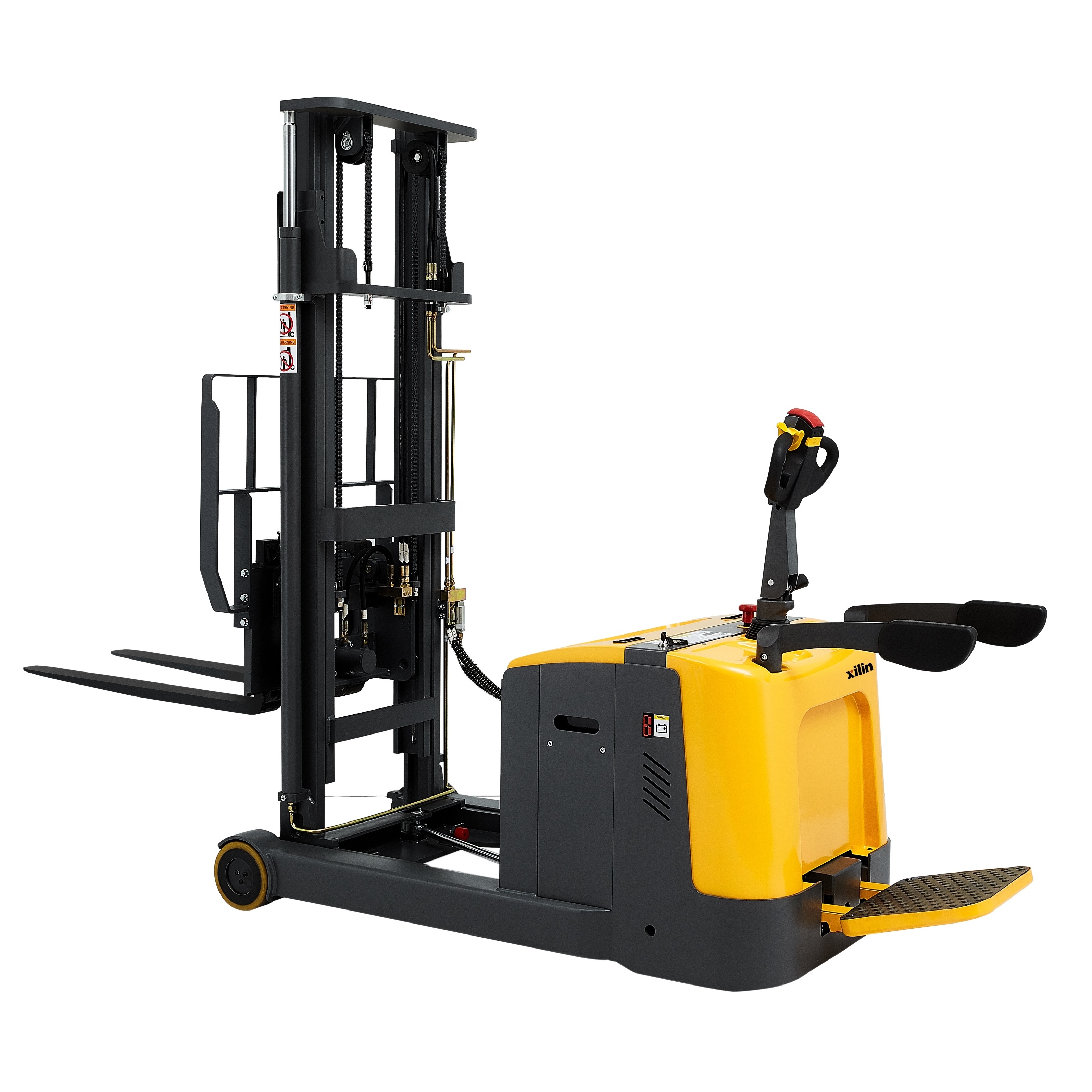 Xilin Electric Forklift 1250kg Counterbalanced Reach Stacker with AC motor