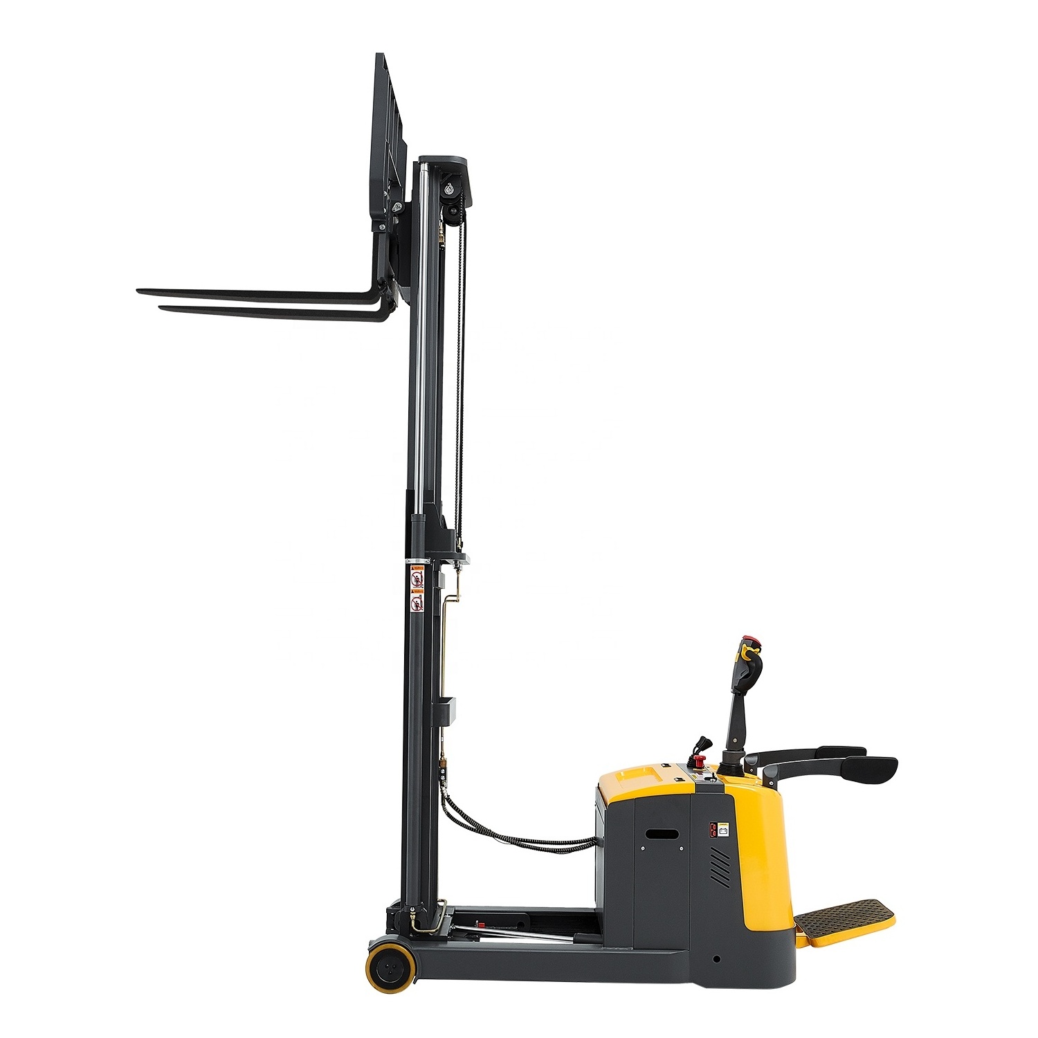 Xilin Electric Forklift 1250kg Counterbalanced Reach Stacker with AC motor