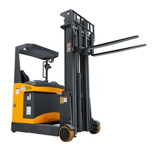 Xilin heavy duty forklift stacker 1500kg 1.5 ton full electric reach truck with EPS for sale