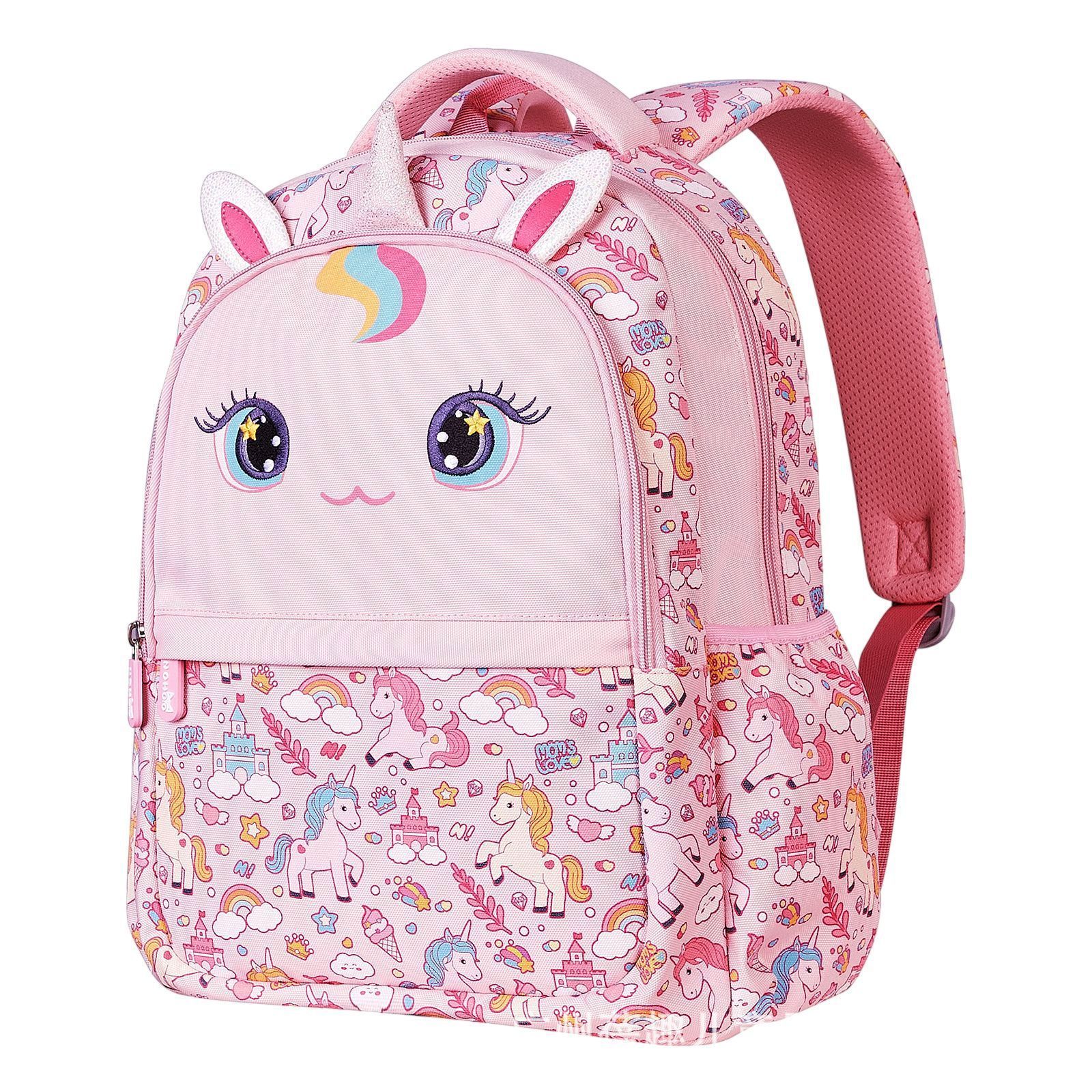 factory design fashion leisure cartoon dogs schoolbag children student anti loss bag kindergarten school backpack for kid