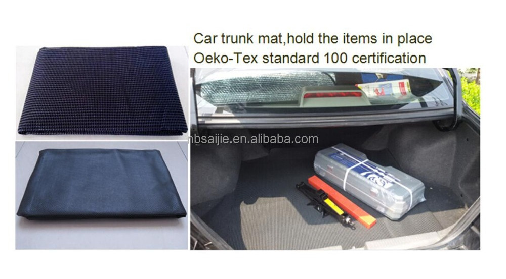 universal pvc foam non slip car boot liner trunk mat